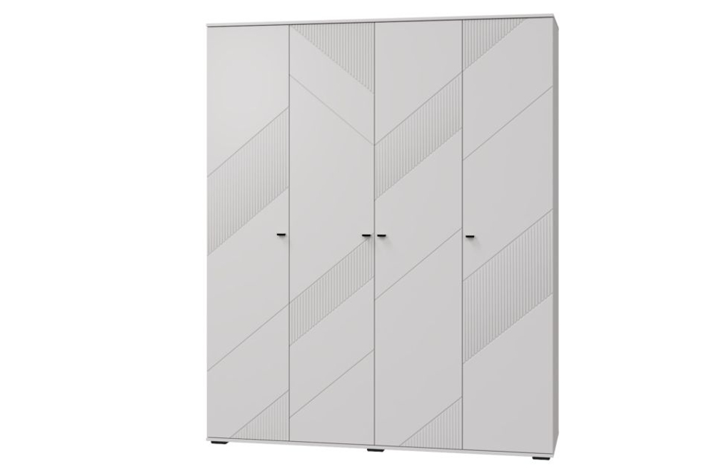 КАШЕМИР Шкаф с 4х дв. (ш1802*г577*в2213мм), Кашемир/Сантьяго