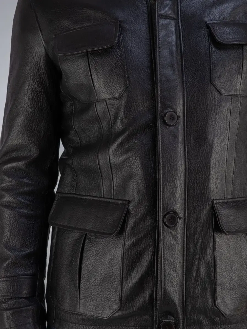 Куртка мужская кожаная из натуральной кожи