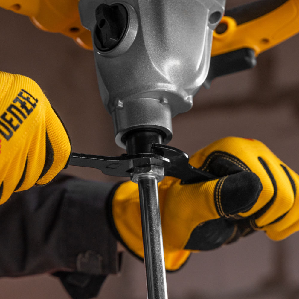 Миксер строительный EM-1-1600, 1600 Вт, 180-460/300-750 об/мин Denzel