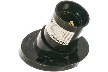 Патрон E27 карболитовый настенный