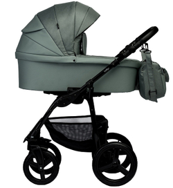 Детская коляска Indigo Impulse Eco 2 в 1 Ie01 шалфей кожа/шалфей