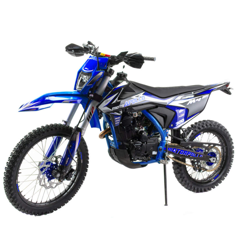 Мотоцикл кроссовый Moto Apollo M4 300 (175FMN PR5) 21/18 Blue