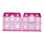 Игрушечный дом для куклы с мебелью и фигурками коробка 666-2260AM