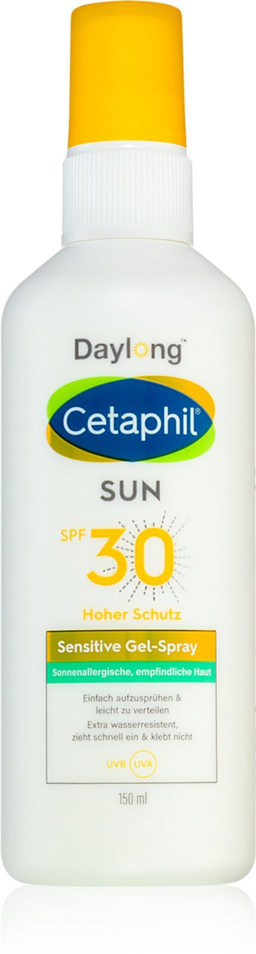 Daylong Cetaphil SUN Sensitive - защитный гель-спрей для жирной и чувствительной кожи SPF 30 /   150  ml  / GTIN 3499320010283