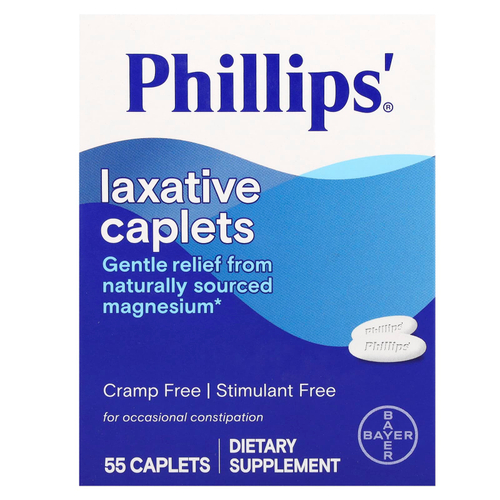 Phillip's, слабительные капсулы, 55 капсул (500 мг в 1 капсуле)