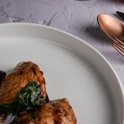 Тарелка с бортом d 25,2 см h3,5 см Frost   Proff Cuisine [6]