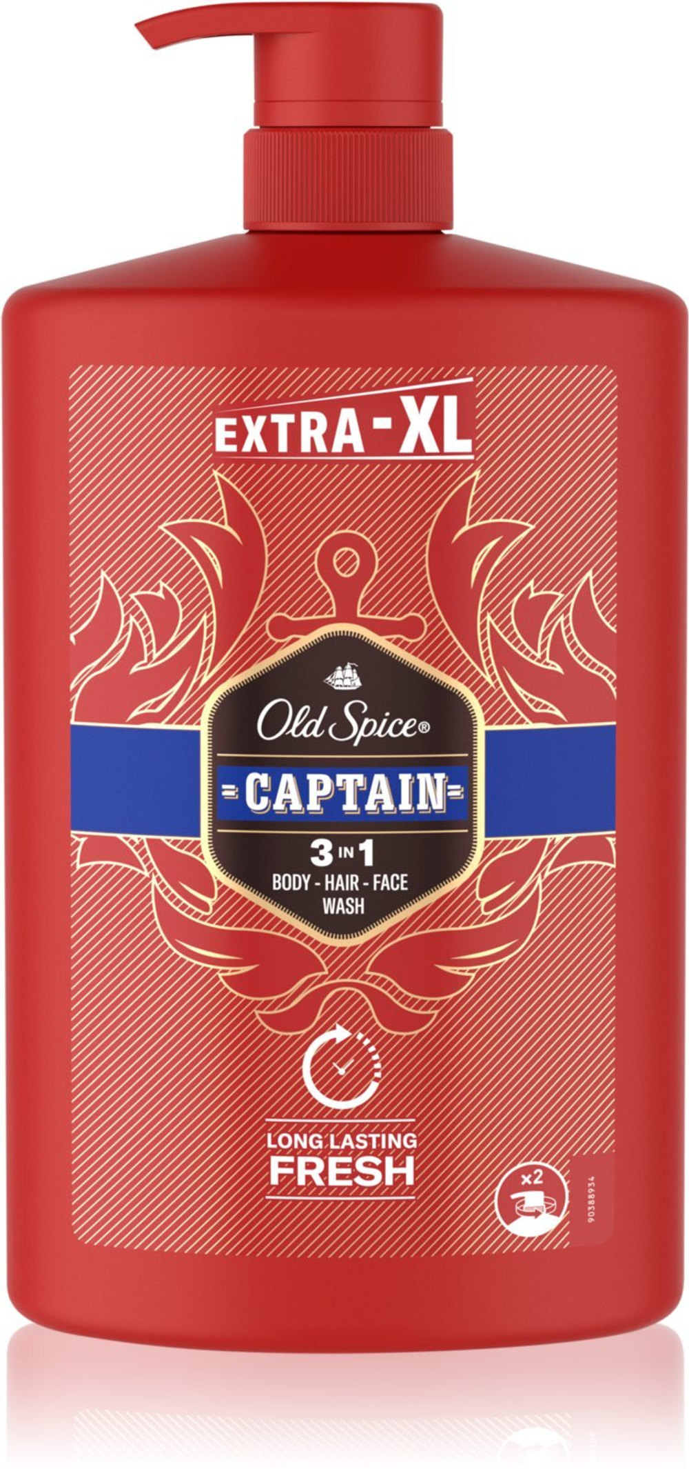 Old Spice Captain - гель для душа для мужчин /   1000  ml  / GTIN 8006540818824
