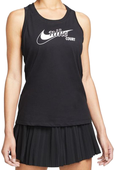Женский топ теннисный Nike Court Dri-Fit Tank W - black