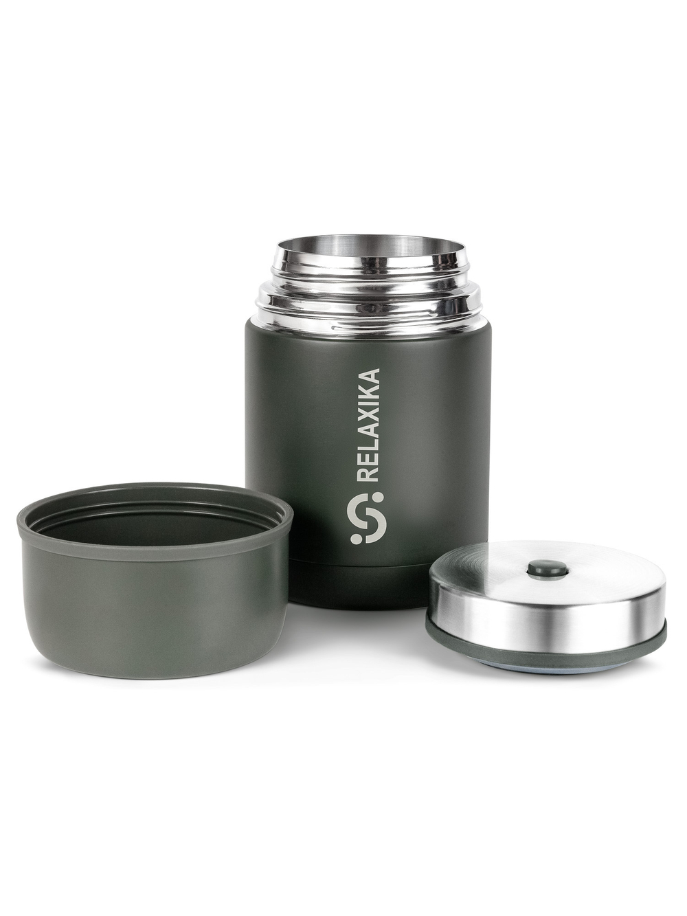 Термос для еды Relaxika 301 (0,7 литра), хаки
