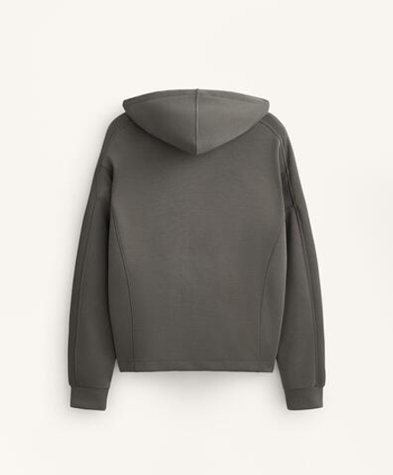 Oysho Куртка с капюшоном, угольный