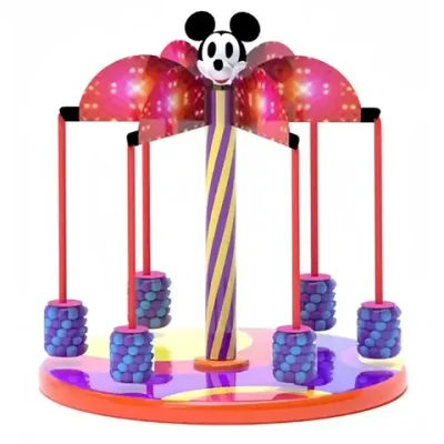 Детская карусель кокосовая пальма "Герой" (d290 см)