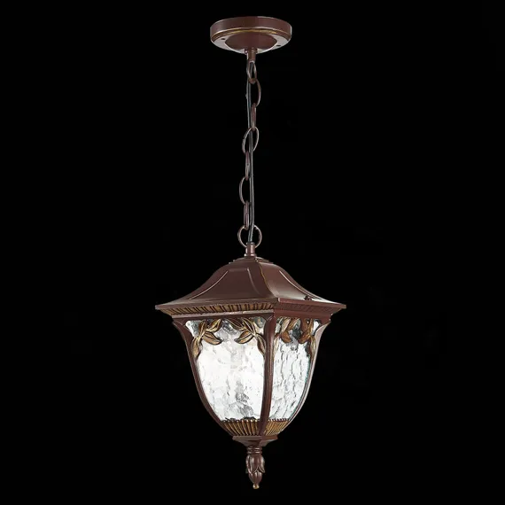 SL083.703.01 Светильник уличный подвесной ST-Luce Кофейный/Кофейный, Прозрачный E27 1*60W CHIANI