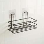 Полка подвесная 19,5*9,7*6см "Black" на самоклеящейся основе