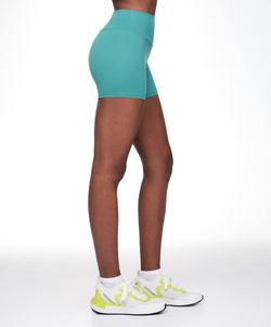 OYSHO Велосипедки Hot Pants Comfortlux с высокой посадкой длиной 10 см, бирюзовый