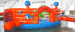 Коммерческий надувной батут "Крабик"
