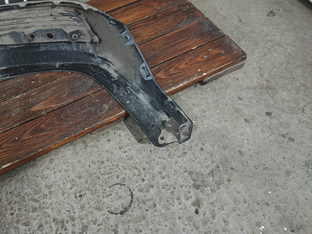 Юбка заднего бампера Hyundai Solaris 2 (HCR) 20-нв Б/У Оригинал 86612H5500