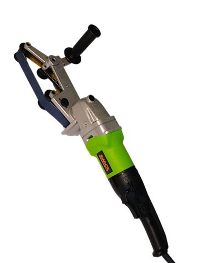 Трехроликовая ленточная шлифмашина для труб MY3020-2 SINICA, лента 32х550 мм