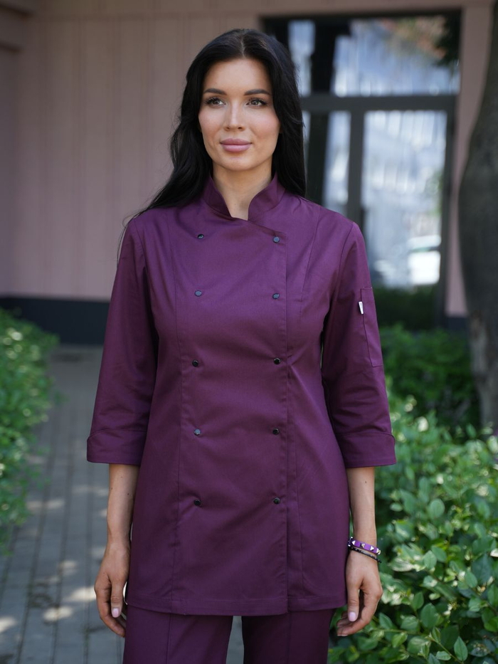 Китель поварской | Бл-318 к 3/4 статус стрейч