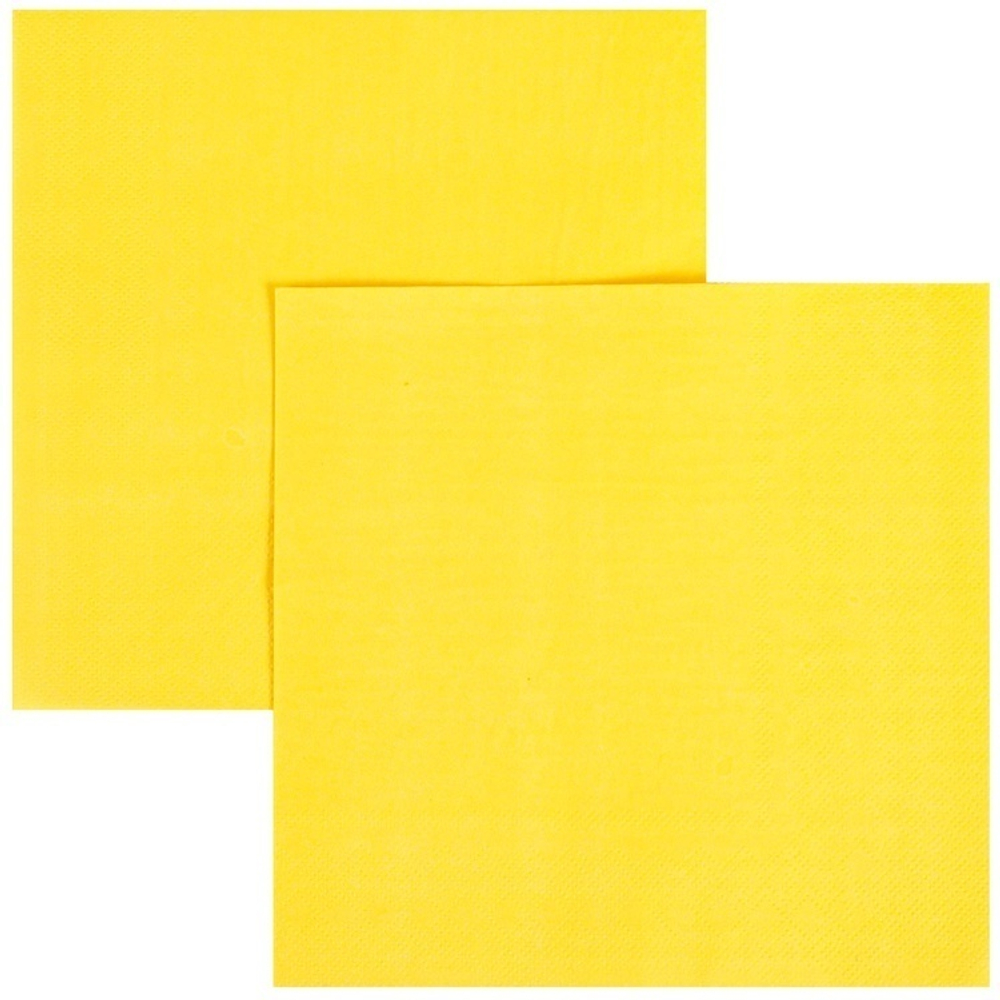 Салфетки Yellow (Желтый) 33 см X 33 см, 12 шт