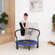 Батут с поручнем DFC JUMPFIT 36&#39;&#39; синий