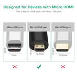 Переходник HDMI - micro HDMI UGREEN 20106
