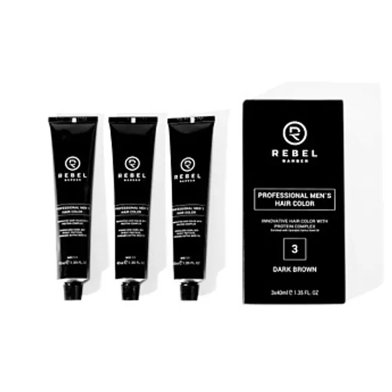 Профессиональная мужская краска для волос Dark Brown (3)