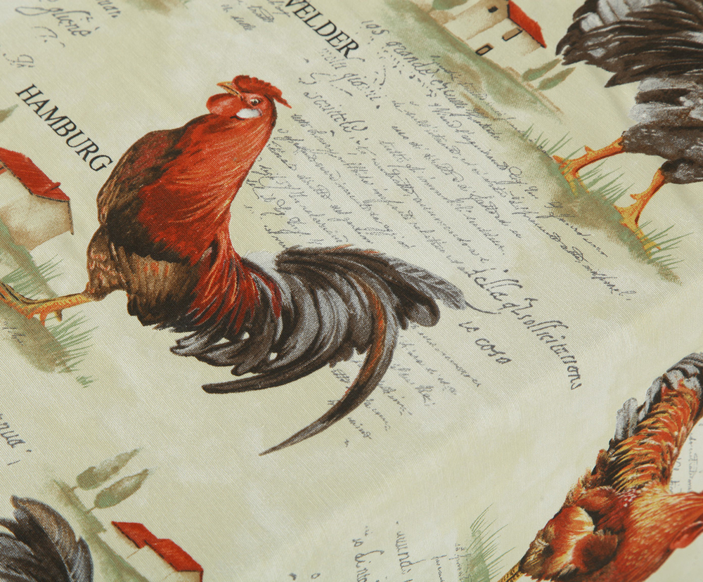 Скатерть 160x230 Old Florence Gallo зелёная Италия