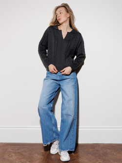 Джемпер-поло «Косы»