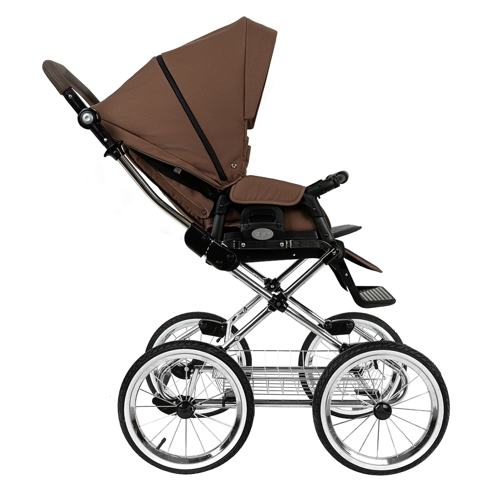 Коляска 2 в 1 ROAN BASS NEXT 2.0 CLASSIC d14 Mocha Mousse