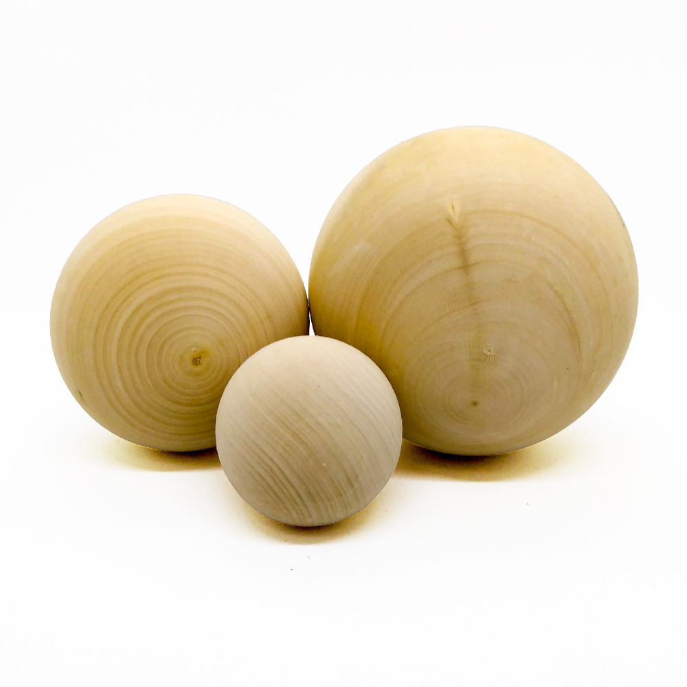 Шар 35мм из липы, деревянная заготовка