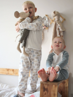 Пижама Mjölk Ёжики на экрю