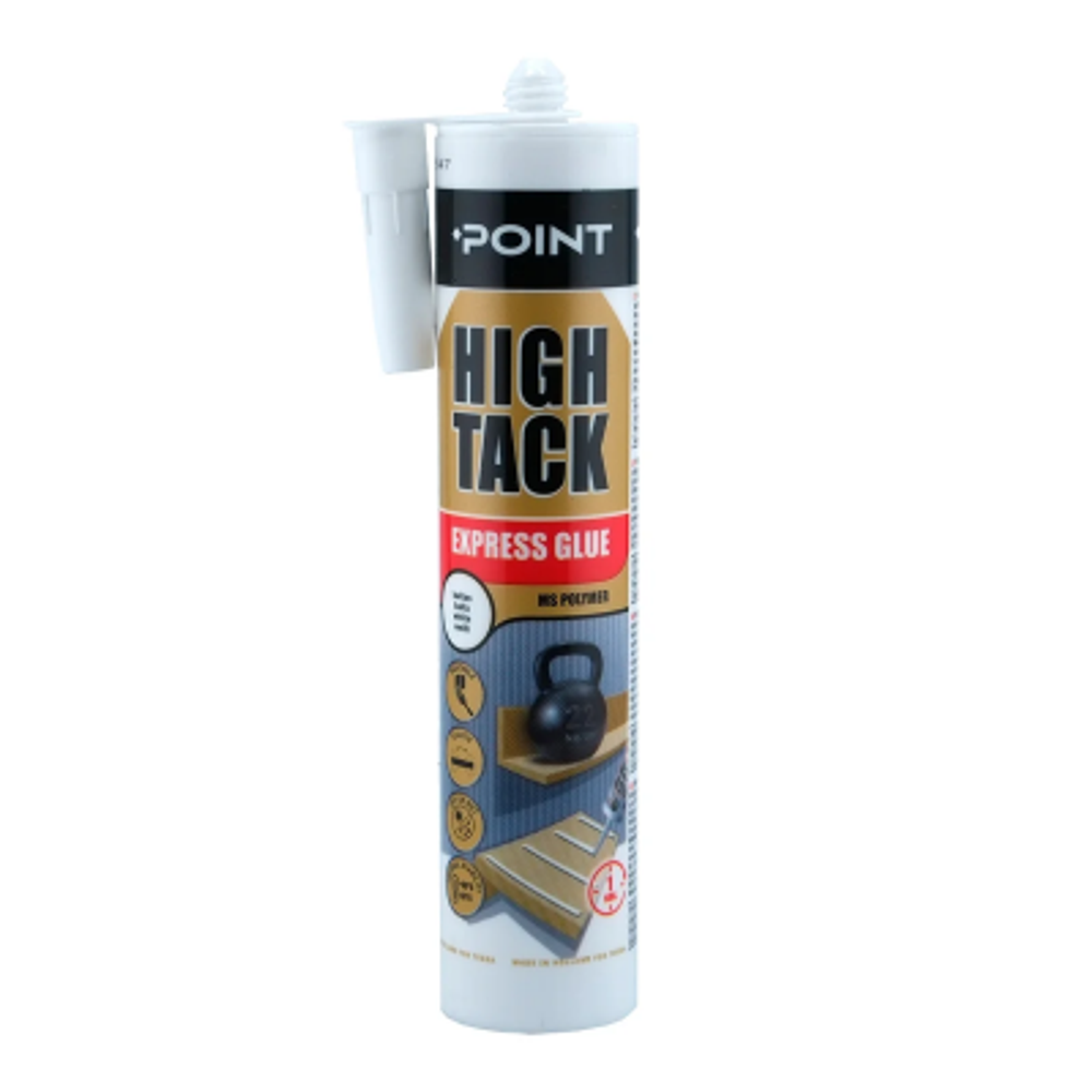 Клей вместо гвоздей point high tack, мгновенный ультрасильный, белый, 290 мл