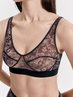 Бюстгальтер NAYA (шоколад) Lavatera