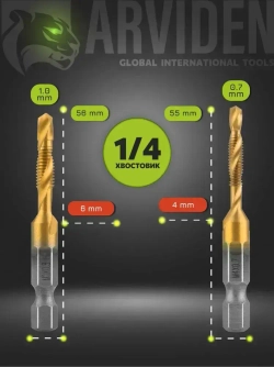Метчики по металлу набор
