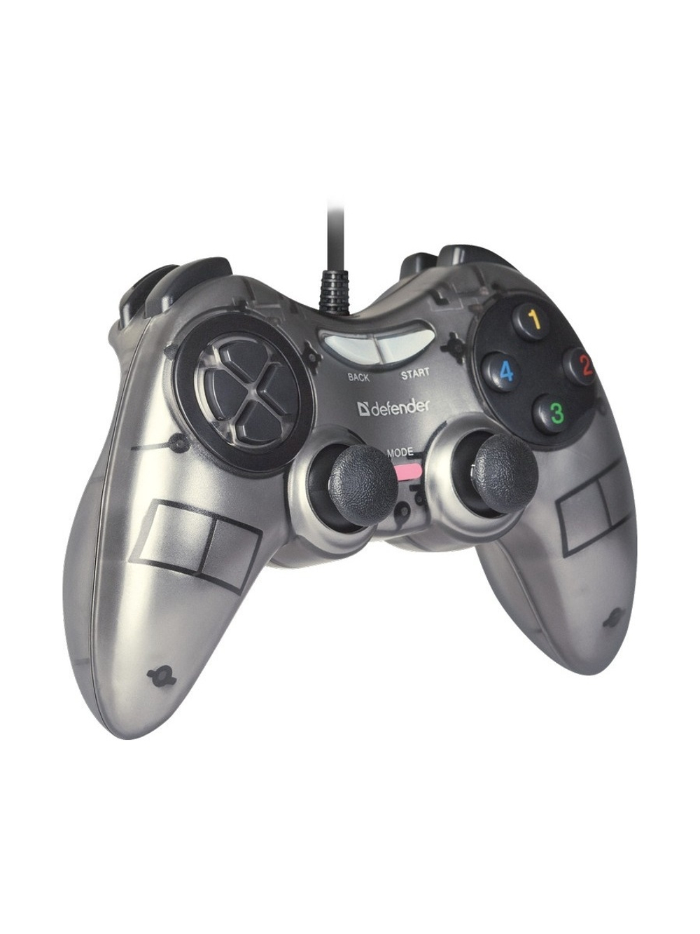 DEFENDER Проводной геймпад Zoom USB Xinput, 10 кнопок, 2 стика [64244]