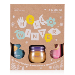 Подарочный набор Зимний #1 (манго и персик) Frudia [Hello Winter] Honey Lip Balm & Hand Cream Gift Set