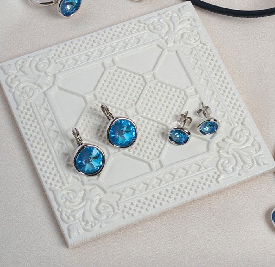 Серьги Fiore Luna Ocean Delight A1902.21 BL/S