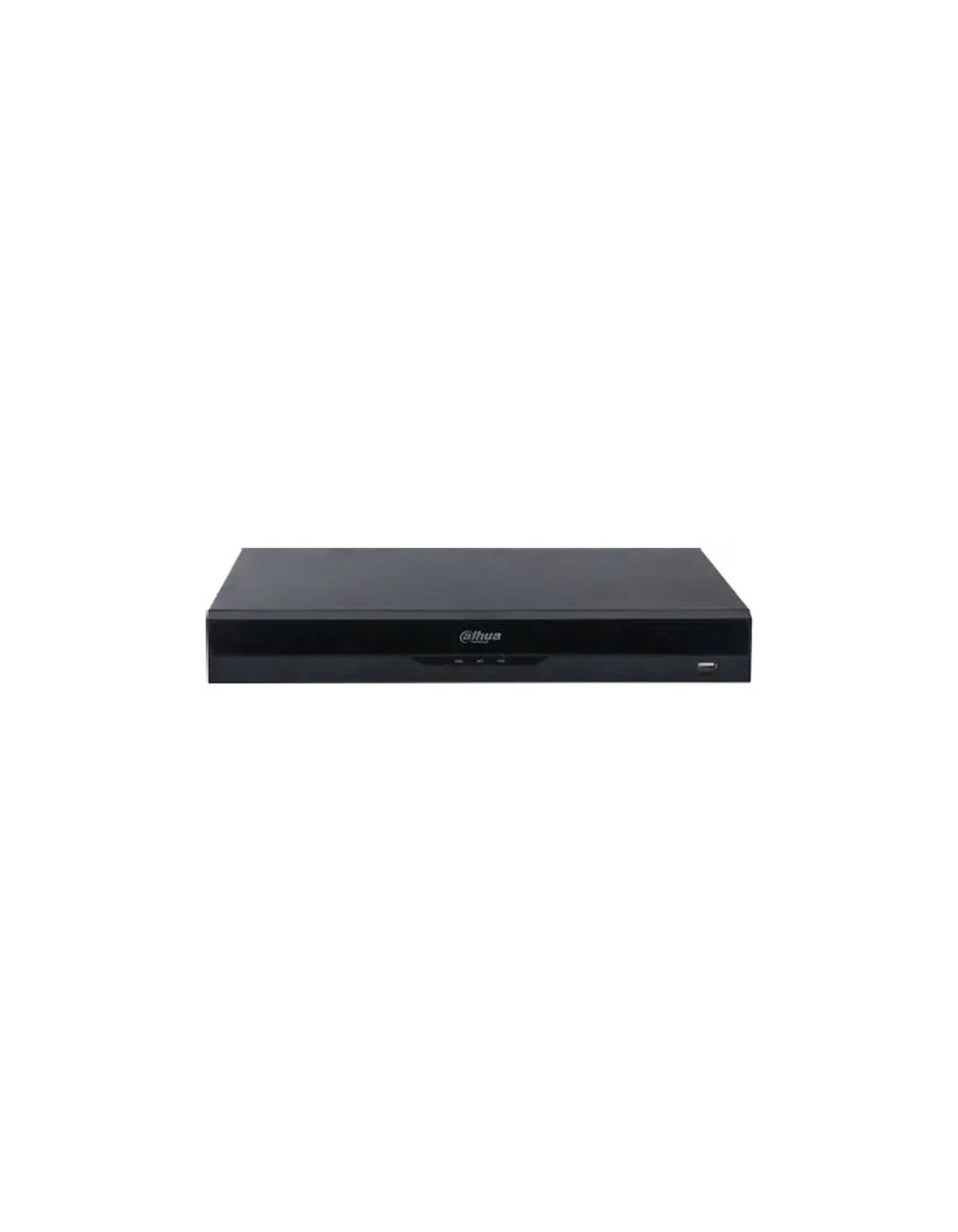 DAHUA DHI-NVR5216-8P-EI 16-канальный IP-видеорегистратор c PoE, 4K, H.265+, видеоаналитика, входящий поток до 384Мбит/с, 2 SATA III до 16Тбайт