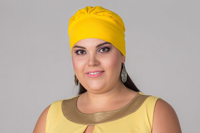 Шапочка тюрбан БЛАНКА HLG4 облегченная, хлопок, Elza Meyger