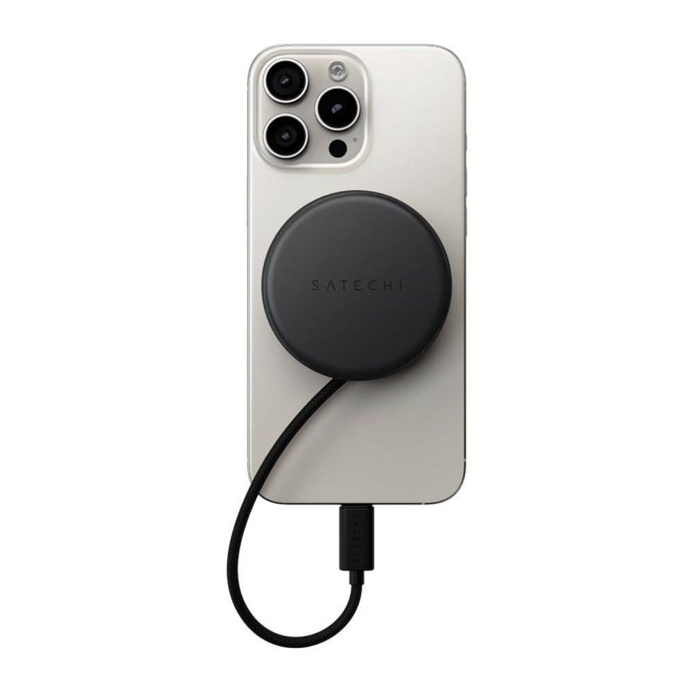 USB-хаб MagSafe Satechi OntheGo (USB-C) (ST-POTG7) Подключение: встроенный кабель USB-C 3.2 Gen 2 с оплёткой (13 см). Порты: USB-C (PD 100 Вт), 2 USB-A 3.2 Gen 1, microSD UHS-I, SD UHS-I, HDMI 2.0 (до 4K 60 Гц), Gigabit Ethernet. Есть LED-индикация