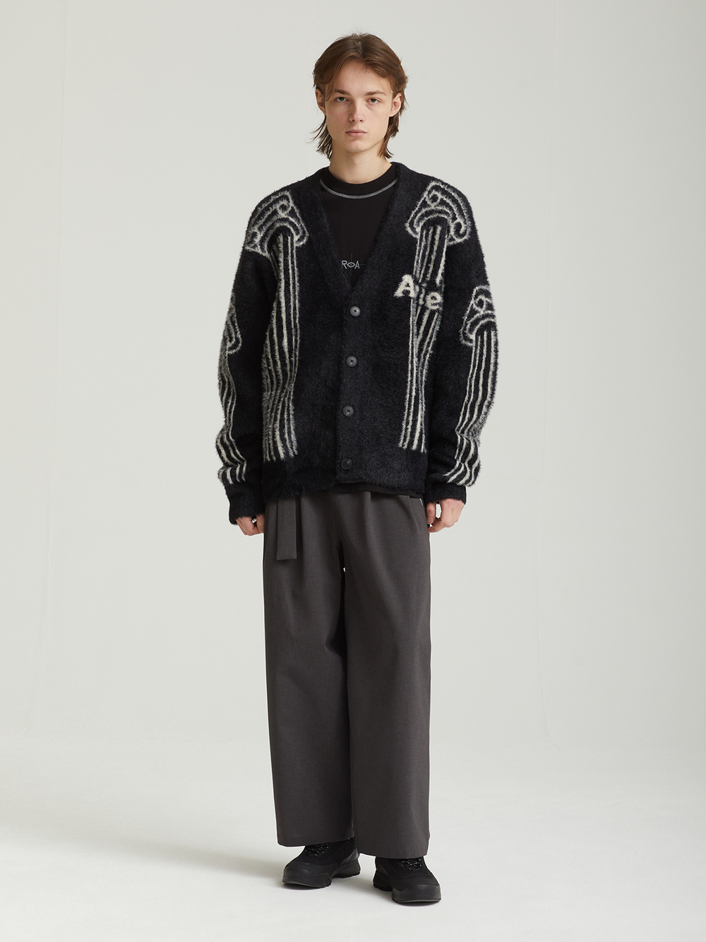 Мужской Кардиган Oversized Chenille Column