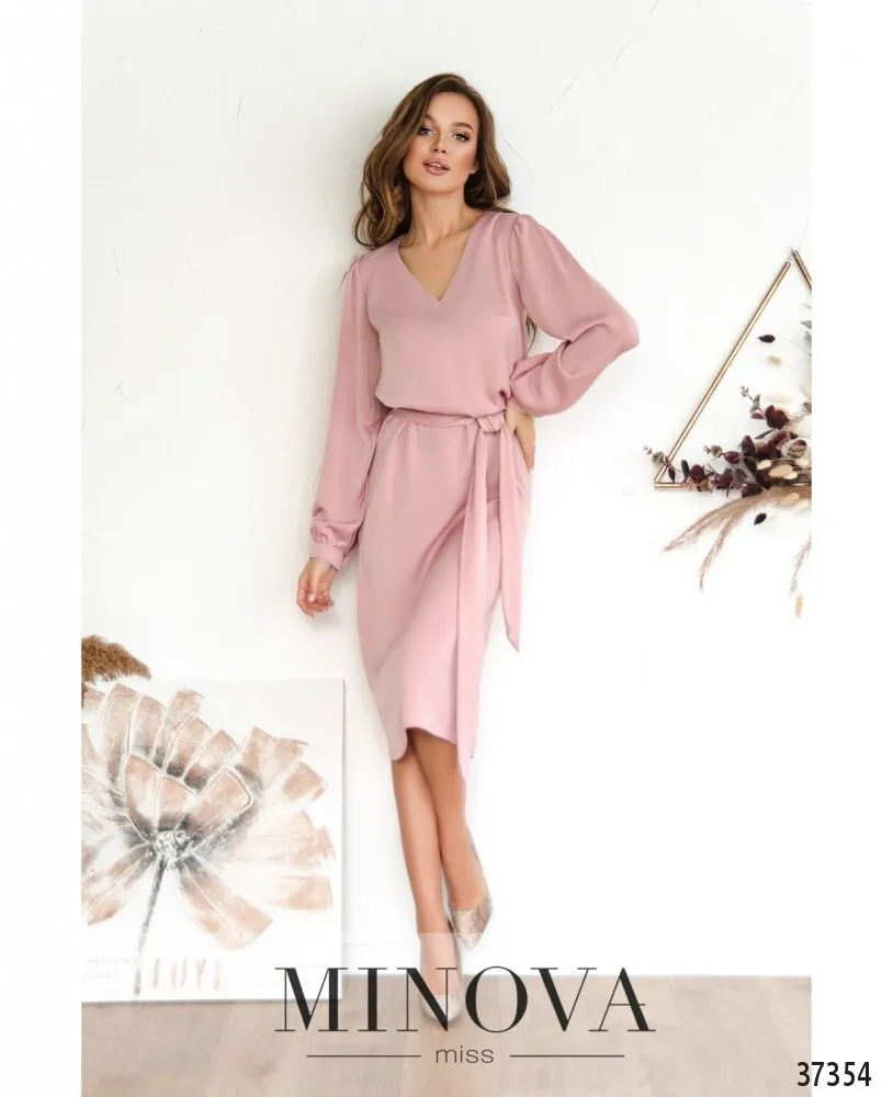 Платье 3134-пудра Minova