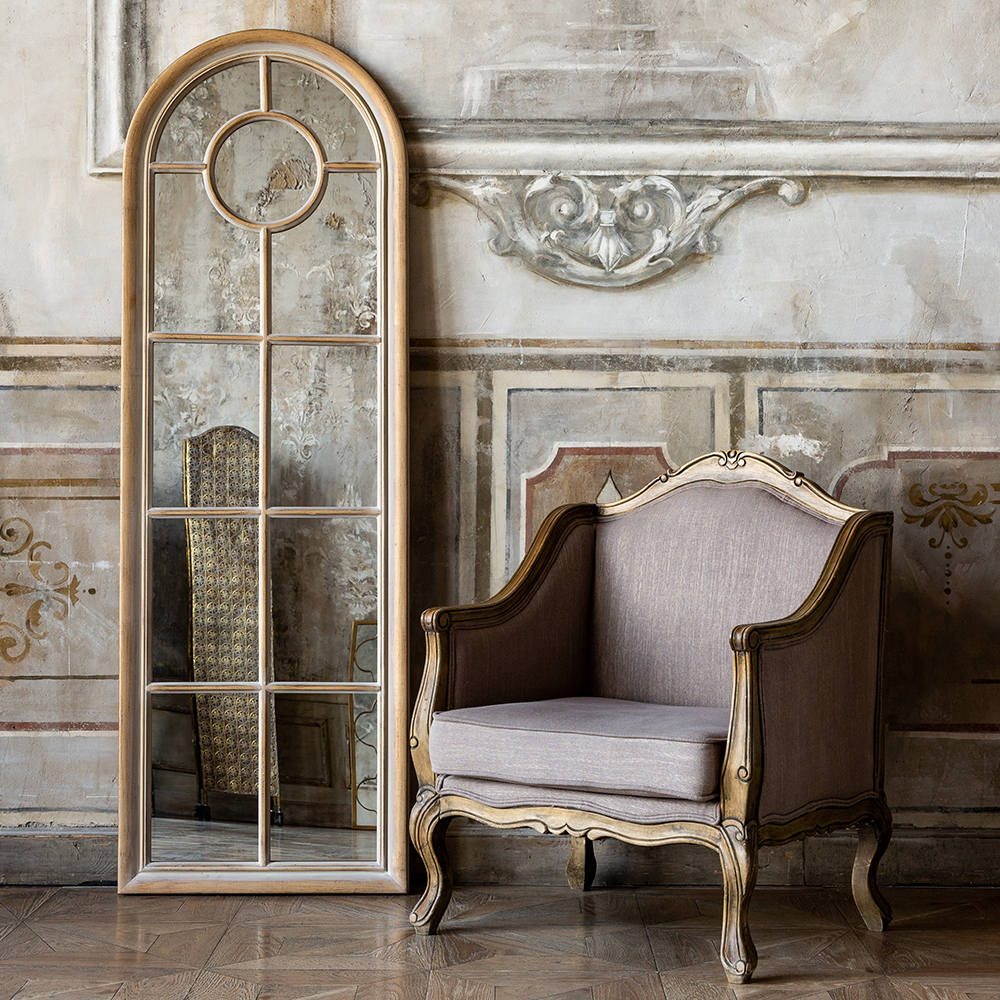 Зеркало настенное Объект мечты Марли антик беж