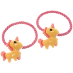 Резинки для волос детские 2 шт «Baby boom - Цветы», микс 4-5 цветов, d-3,2см