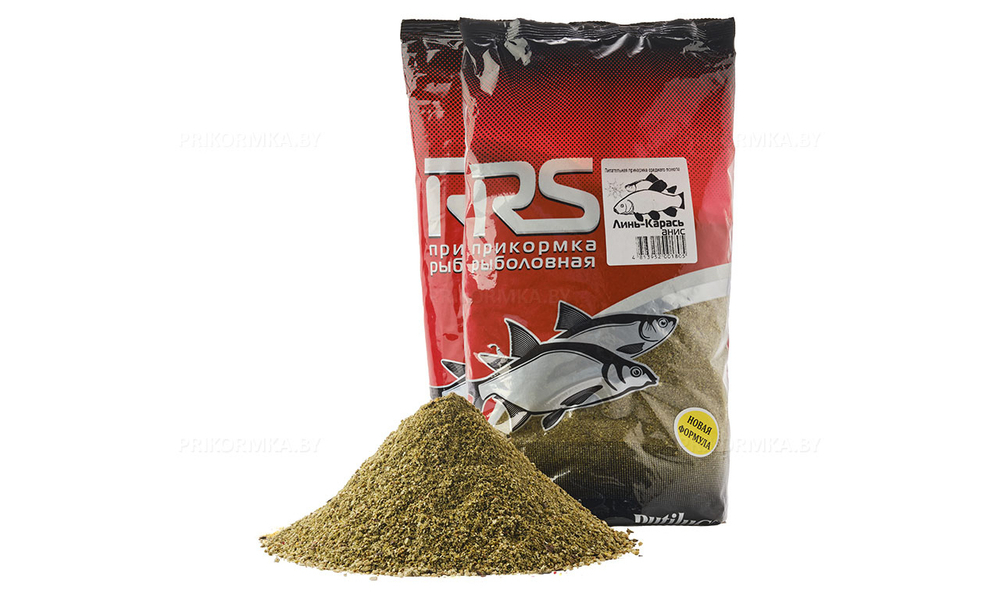 Прикормка RS Линь карась анис (серо-зелёная) 1кг