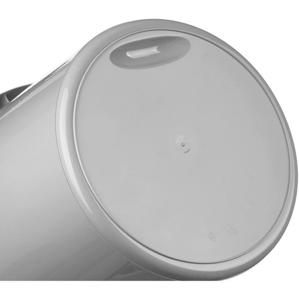 Ведро 9л пластиковое «Etna» круглое (серый)