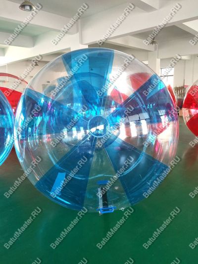 Аттракцион Водный шар ПВХ «Прозрачно-голубой» 1,8*1,8*1,8 м