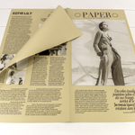 Пленка В листах 20 шт 57 х 57 см "Газета PAPER" (Бежевый)