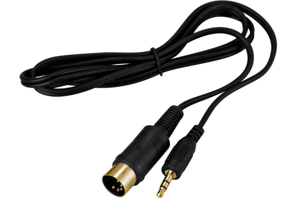 Кабель REXANT DIN 5 Pin - Stereo 3,5 мм 1,5 м Gold 17-2502