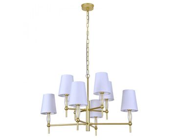 Подвесная люстра 8*E14 4378/C mat.gold золото CHELSY Newport